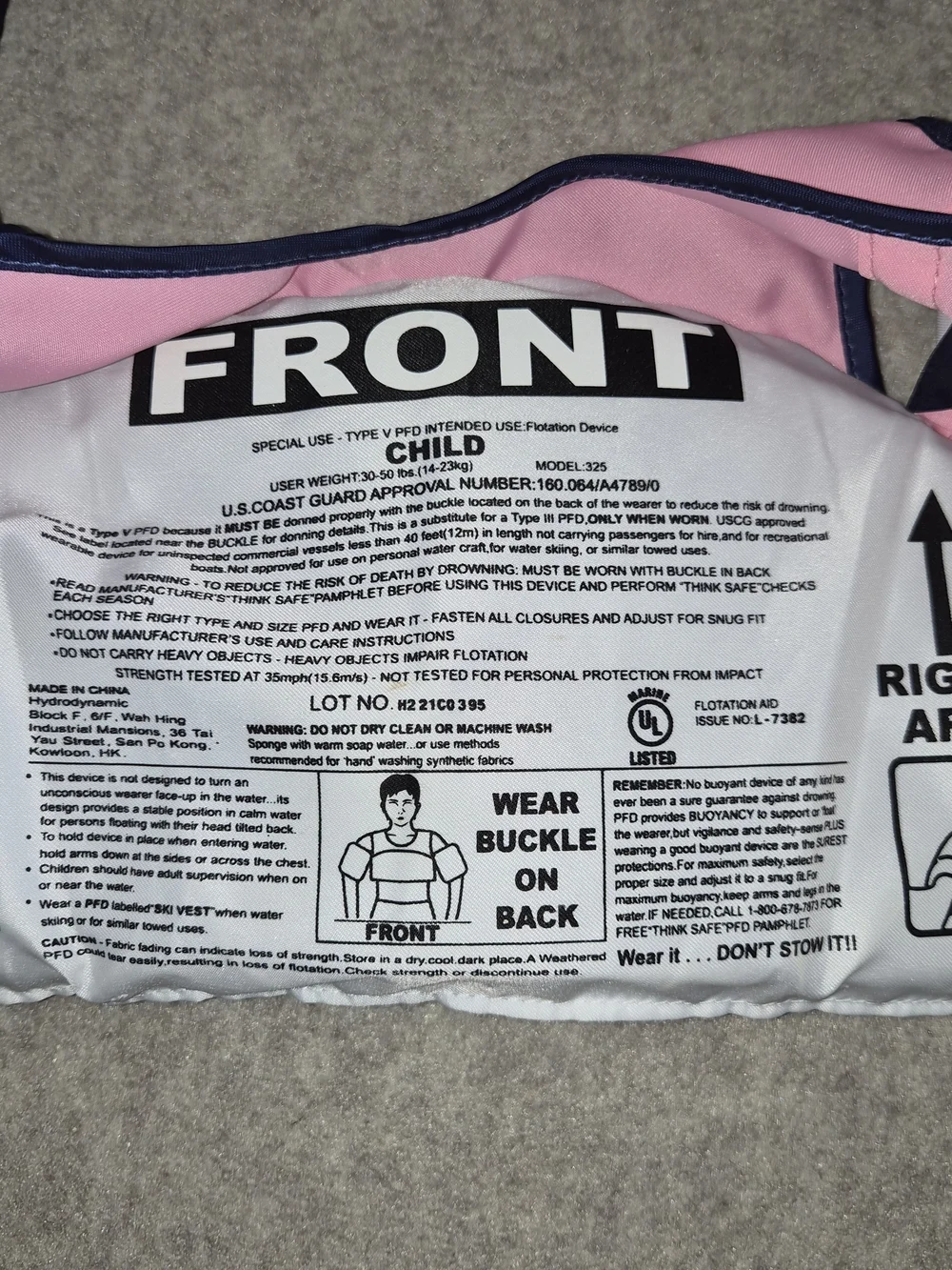 Speedo Kids Pink Mermaid Swim Float Vest with Arm Bands